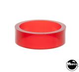 Polyurethane Rings & Bumpers-Super-Bands Flipper 0.5 in x 1-5/16 in ID RED Ring