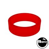 Polyurethane Rings & Bumpers-Super-Bands flipper 0.5 in x 1.5 in ID RED gloss