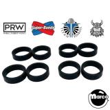 Standard Black Flipper Rings- Sample Pack