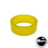 Super-Bands Flipper Mini 0.5 in x 1.25 in ID Ring, Yellow Translucent Gloss