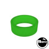 Super-Bands Flipper Mini 0.5 in x 1.25 in ID Ring, Green Translucent Gloss