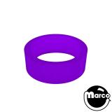 -Super-Bands Flipper Mini 0.5 in x 1.25 in ID Ring, Violet Translucent Gloss