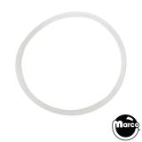 Rings - White-Titan™ Silicone ring - Clear 4 inch ID