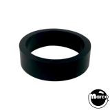 Titan&trade; Silicone - flipper 1/2 x 1-1/2 inch Black
