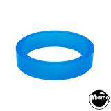 Flipper Rubber-Titan™ Silicone - flipper 1/2 x 1-1/2 inch Translucent Blue