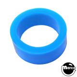 Titan&trade; Silicone Translucent Blue mini flipper 1/2 x 1 inch ID