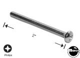 Machine Screw 6-32 x 2 inch p-ph