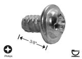 Machine Screws-Machine Screw 6-32 x 1/4" p-rwh