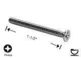 Machine Screw 6-32 x 1-1/2" p-flh