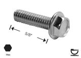 Machine Screws-Machine Screw 6-32 x 5/8" pl-hwh