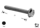 -Machine Screw 6-32 x 1" pl-hwh