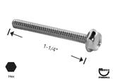 Machine Screw 6-32 x 1-1/4" pl-hwh