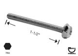 Machine Screws-Machine Screw 6-32 x 1-1/2" pl-hwh 