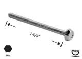 Machine Screw 6-32 x 1-5/8" pl-hwh