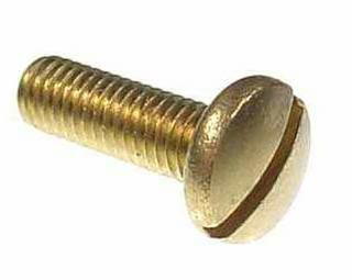 Machine Screw 10-32 x 5/8" sl-bnd-hd-brass