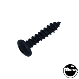 Sheet Metal Screw #4 x 1/2 inch pop bumper cap black