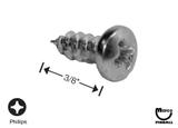 Sheet Metal Screw #6 x 3/8" p-ph