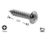 Sheet Metal Screw #6 x 5/8" p-ph