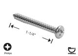Sheet Metal Screw #6 x 1-1/4 inch p-ph-a