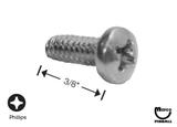 -Sheet Metal Screw #6 x 3/8" p-ph