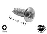 -Sheet Metal Screw #6 x 3/8 inch p-ph t-25