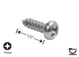 Sheet Metal Screw #6 x 1/2 inch p-rh-a