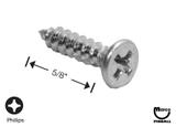 Sheet Metal Screw #6 x 5/8" p-flh-a