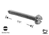 -Sheet Metal Screw #6 x 5/8" sl-hwh