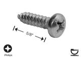 Sheet Metal Screw #8 x 1/2 inch p-ph-a