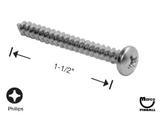 -Sheet Metal Screw #8 x 1-1/2" p-ph-a