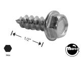 -Sheet Metal Screw #8 x 1/2" pl-hwh-a 