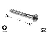 Wood Screws-Screw - wood #5 x 7/8 inch p-rh