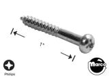 Wood Screws-Screw - wood #5 x 1 inch p-rh