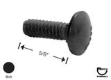 -Bolt carriage 10-24 x 1/2 inch black