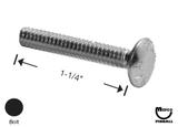 Bolt carriage #10-24 x 1-1/4" 