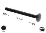 Cabinet Hardware / Fasteners-Bolt carriage 10-24 x 2-1/4 inch black