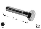 Bolt 1/4-20 x 1-1/4" hh