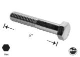 Machine screw 3/8-16 x 2in pl-hwh