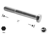 Machine screw 3/8-16 x 3" pl-hwh