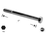 Machine screw 3/8-16 x 4 inch pl-hwh