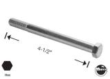 Cabinet Hardware / Fasteners-Machine screw 3/8-16 x 4-1/2 inch pl-hwh