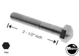 Leg bolt 3/8-16 x 2-1/2 inch acorn head 5/8 inch 231-5001-01