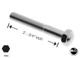 Cabinet-Leg bolt 3/8-16 x 2-3/4 inch acorn head 5/8 inch