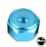 -Nut 6-32 esn stop nut light blue anodized