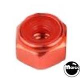 -Nut 8-32 esn stop nut red anodized 