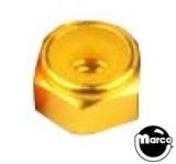 Nut 8-32 esn stop nut gold anodized