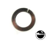 Lock washer #10 steel reg split L/W zinc