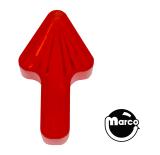 Lamp Covers / Domes / Inserts-ins-arrowtri 1.5 s/bst trp-red