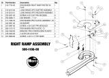 Complete Assemblies-IRON MAIDEN PRO (Stern SPI) Ramp assembly right