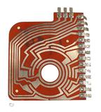 Contact plate circuit board w/terminals